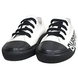 Zapatillas Burberry Logo de algodón verde Verde