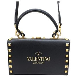 Valentino Borsa a mano e a spalla Rockstud Logo Box Two-Way Marrone