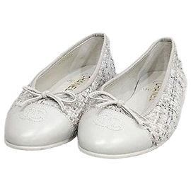 Sapatilhas Chanel Cinzentas Marrom
