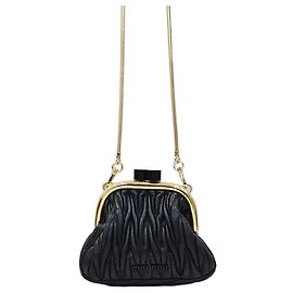Miu Miu Mini mala de corrente Bell Matelassé em pele Nappa Multicor