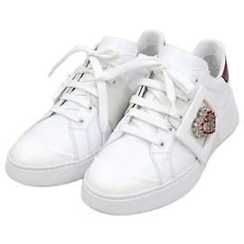 Sapatilhas Roger Vivier com fivela verde de pele Verde