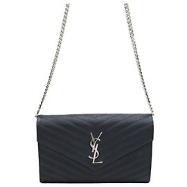 Autre Marque Borsa a tracolla con catena WOC matelassé nera Nero
