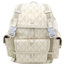 Dior Hit The Road CD Diamond Backpack Brown