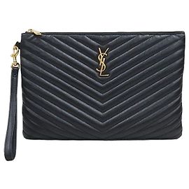 Autre Marque Clutch con tracolla matelassé Monogram Multicolore