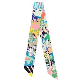 Twilly Hermès En Libert in seta multicolore Multicolore