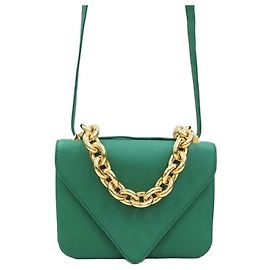 Bottega Veneta Sac à épaule Envelope Bold Chain Mount Vert Vert