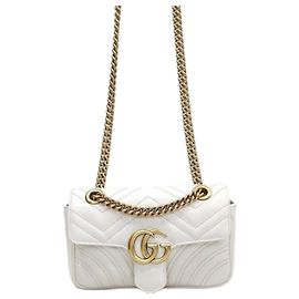 Gucci Mini borsa a tracolla con catena Marrone