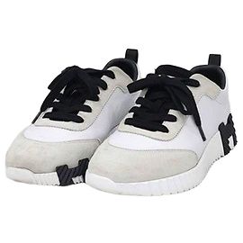 Hermès Sneakers Bouncing in pelle bianca Bianco