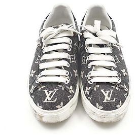 Louis Vuitton Denim Sneakers Blue Blue