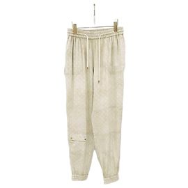 Louis Vuitton Pantaloni Jogger in Seta Monogram Multicolore