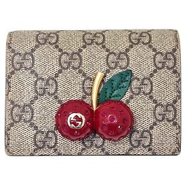 Gucci Cartera PVC Cherry PVC Castaño