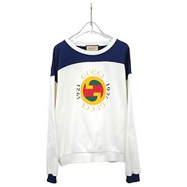 Gucci Interlocking Print Bicolor Sweatshirt Multiple colors