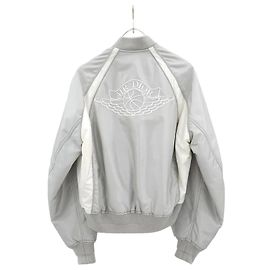 Dior Limited Edition Varsity Jacke mit grauem gesticktem Wing-Logo Braun