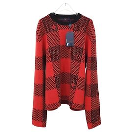 Louis Vuitton Jacquard-Strickpullover Rot Rot