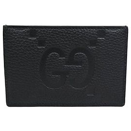 Gucci Maxi GG Card Case Wallet Brown