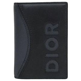 Dior Logo Bi-Fold Cardholder Wallet Brown