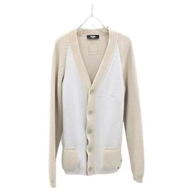 Fendi Strick-Cardigan im Color-Block-Design Grün