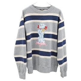 Dior Sweat-shirt à rayures avec logo ours Multicolore