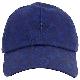 Louis Vuitton Boné Monogram Essential Blue Azul