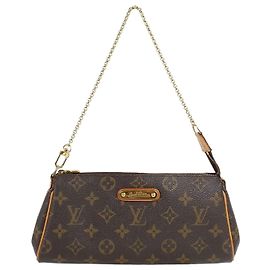 Louis Vuitton Eva Clutch Monogram Marrón Castaño