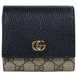 Gucci Bi-Color Wallet Medium Black Brown