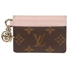 Louis Vuitton Card Holder Pink Monogram Canvas Pink