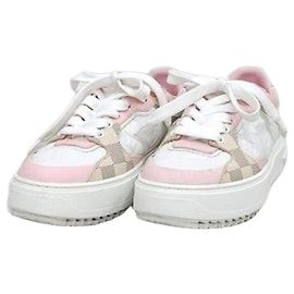 Louis Vuitton Sneakers Damier Pink Timeout Rosa