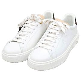 Louis Vuitton Leather Patch White Timeout Sneakers White