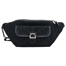 Dior Bolso Cinturón Oblique Jacquard Verde