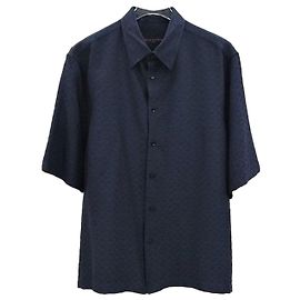Louis Vuitton Camicia a maniche corte in misto seta monogram Multicolore