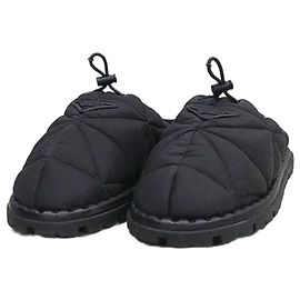 Prada Mules Pantufas Acolchoadas em Nylon Verde