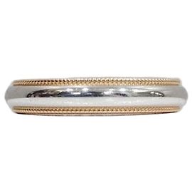 Tiffany & Co Milgrain Band Ring Platin Grün
