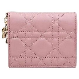 Dior Billetera Lady Mini Rosa Rosa