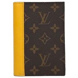 Louis Vuitton Portapassaporto Monogram Macassar Multicolore