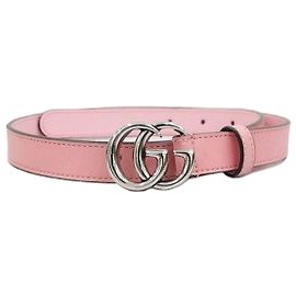 Gucci GG Marmont Thin Belt Pink Pink