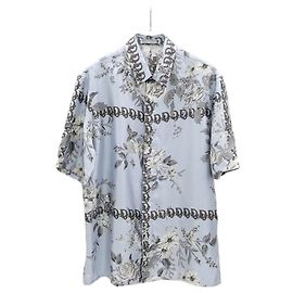 Dior Camicia in seta con motivo logo Multicolore