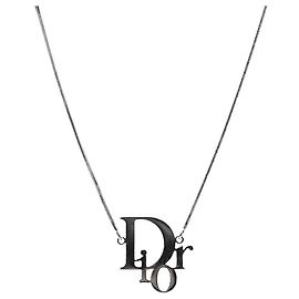Dior Collana Oblique in argento Argento
