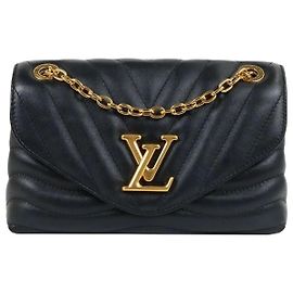 Louis Vuitton Bolsa New Wave Chain MM Black Preto