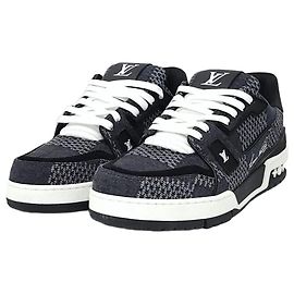 Louis Vuitton Denim Trainer Sneaker Blau