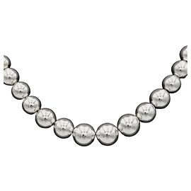Tiffany & Co Collier à boules Tiffany Silver Hardware Argenté