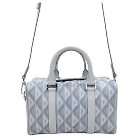 Dior Saco Ringo CD Diamond Canvas Messenger Bag Marrom