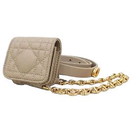 Dior Caro Pouch Pocket Belt Hazelnut Green