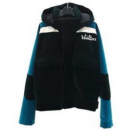 Louis Vuitton Veste coupe-vent en velours Technical Tape Vert