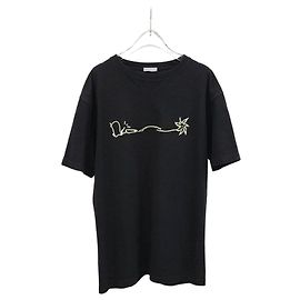 Dior Cactus Jack Black Logo T-Shirt Schwarz
