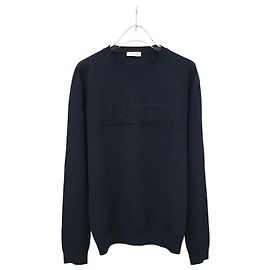 Valentino Strickware schwarz mit geprägtem Logo Schwarz