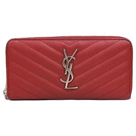 Autre Marque Cartera larga con cremallera de piel Monogram Matelassé Multicolor