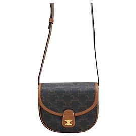Céline Mini Trionphe Shoulder Bag Brown