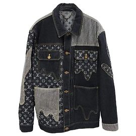 Louis Vuitton Crazy Denim Workwear Jacket Blue