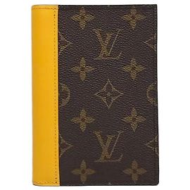 Louis Vuitton Funda para pasaporte Monogram Macassar Multicolor
