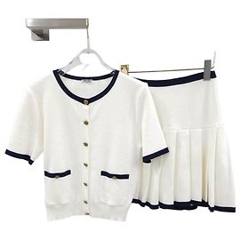 Miu Miu Baumwoll-Cardigan-Rock-Set Grün